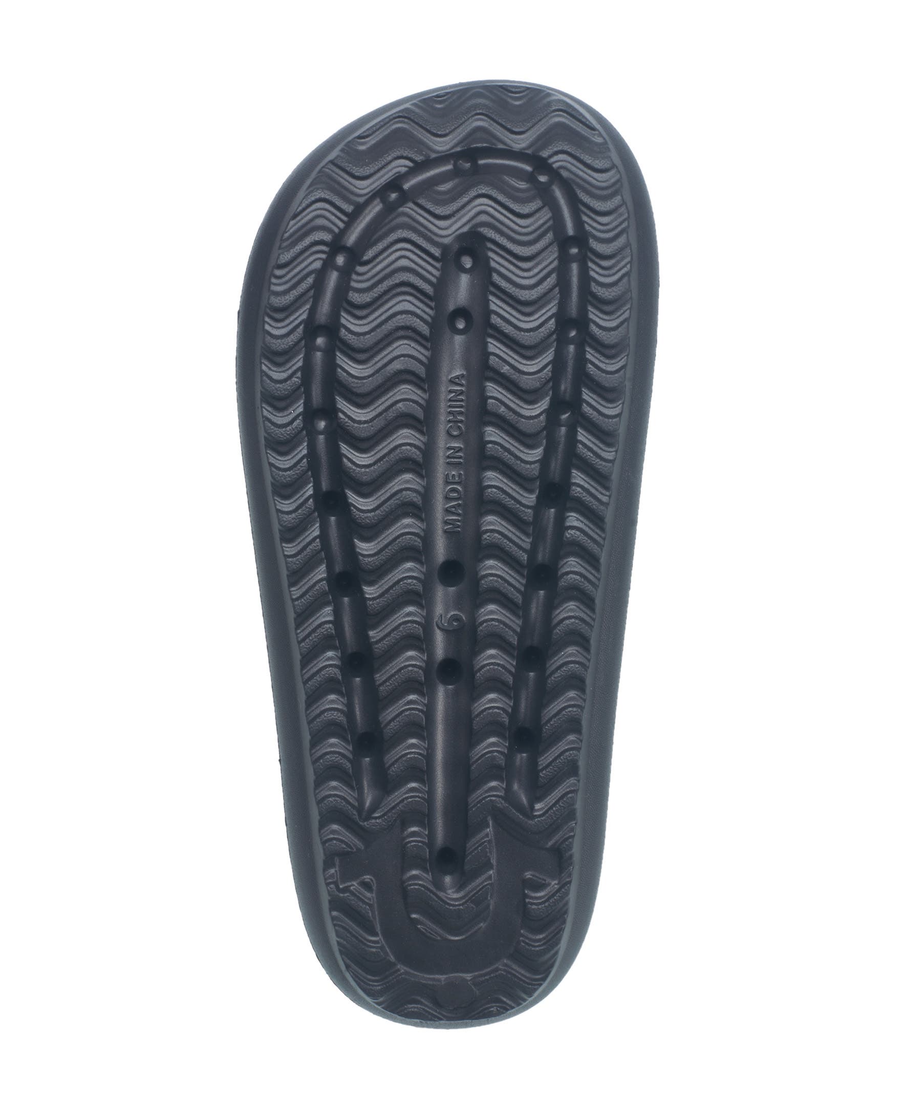 True Religion Foxy Logo Slide, Alternate, color, Black