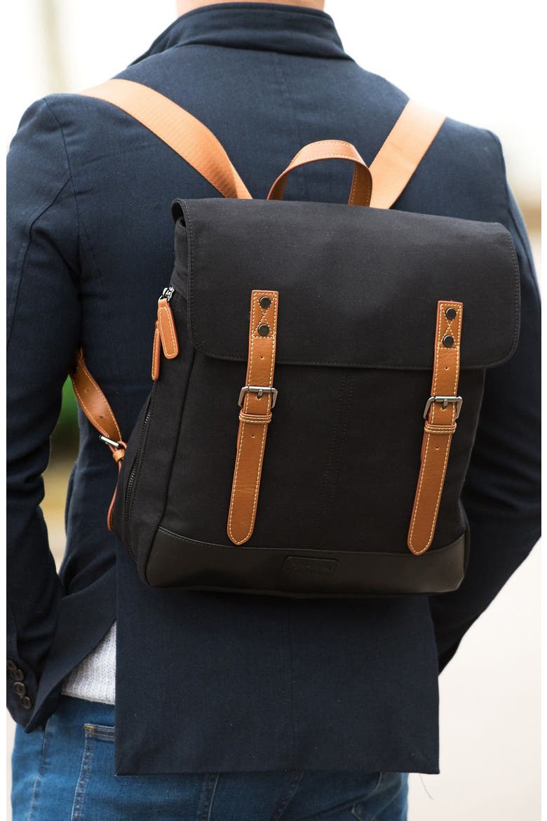 Joel Diaper Backpack, Alternate, color, BLACK