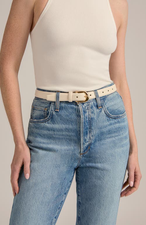 Favorite Daughter The Favorite Leather Belt In White