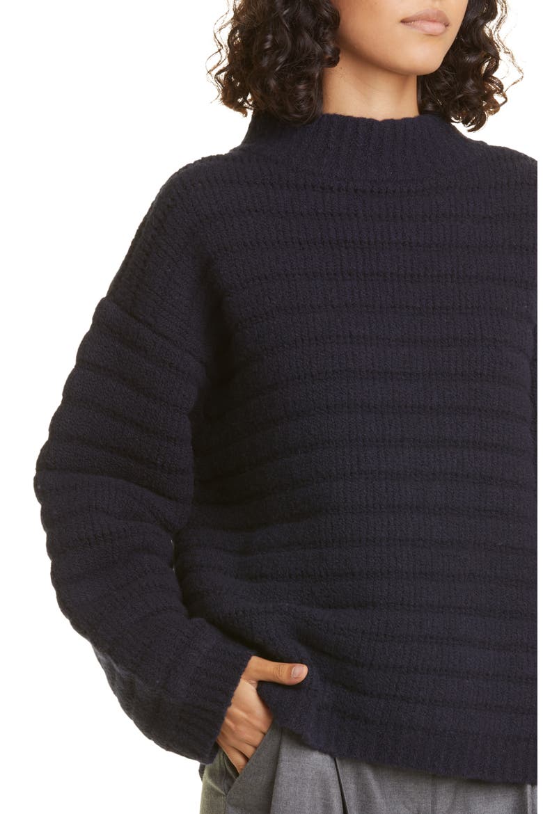 Calto Wool Blend Sweater, Alternate, color, NAVY