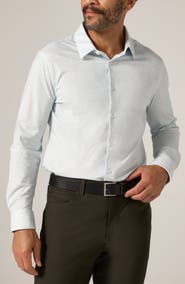 7 Diamonds Monty Performance Button-Up Shirt