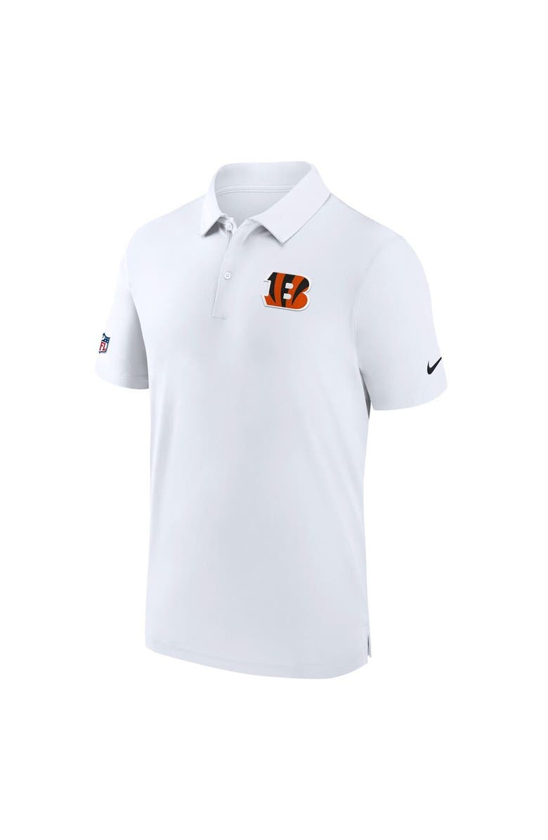 Nike Men's Nike White Cincinnati Bengals Sideline Coaches Performance Polo, Alternate, color, White