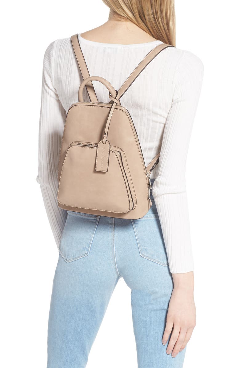 Sole Society Aushan Faux Leather Backpack, Alternate, color,