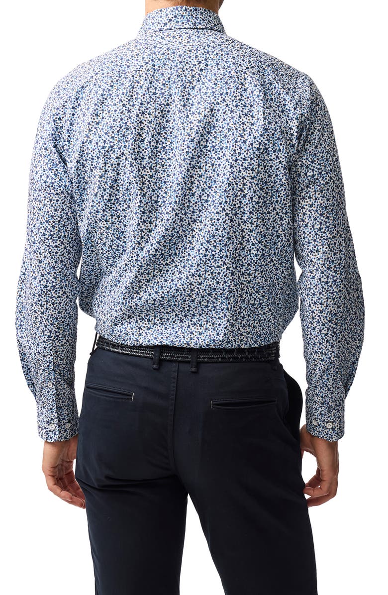 Rodd & Gunn Windsor Park Floral Button-Up Shirt, Alternate, color, Ink
