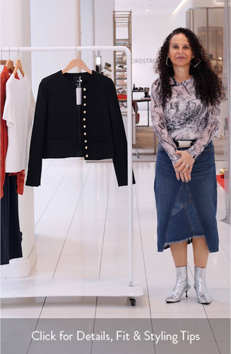 Grace Crop Jacket, sales video thumbnail