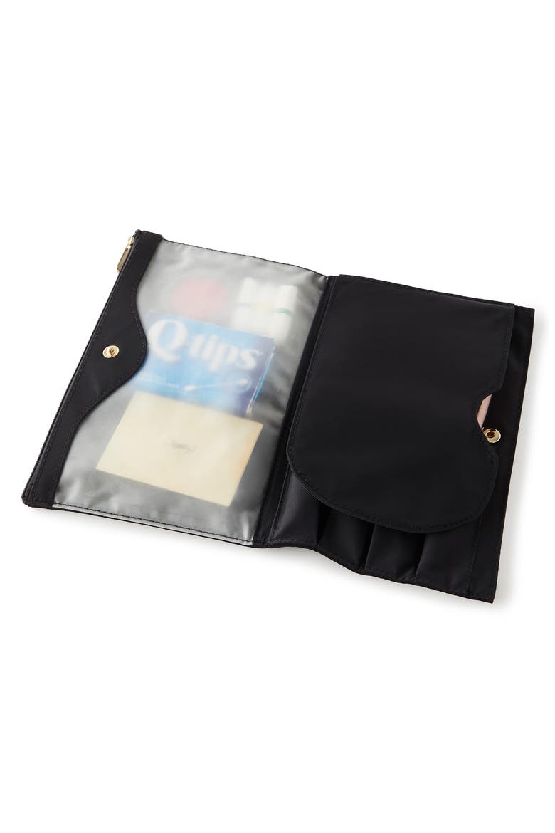 Makeup Pocket Organizer, Alternate, color, BLACK