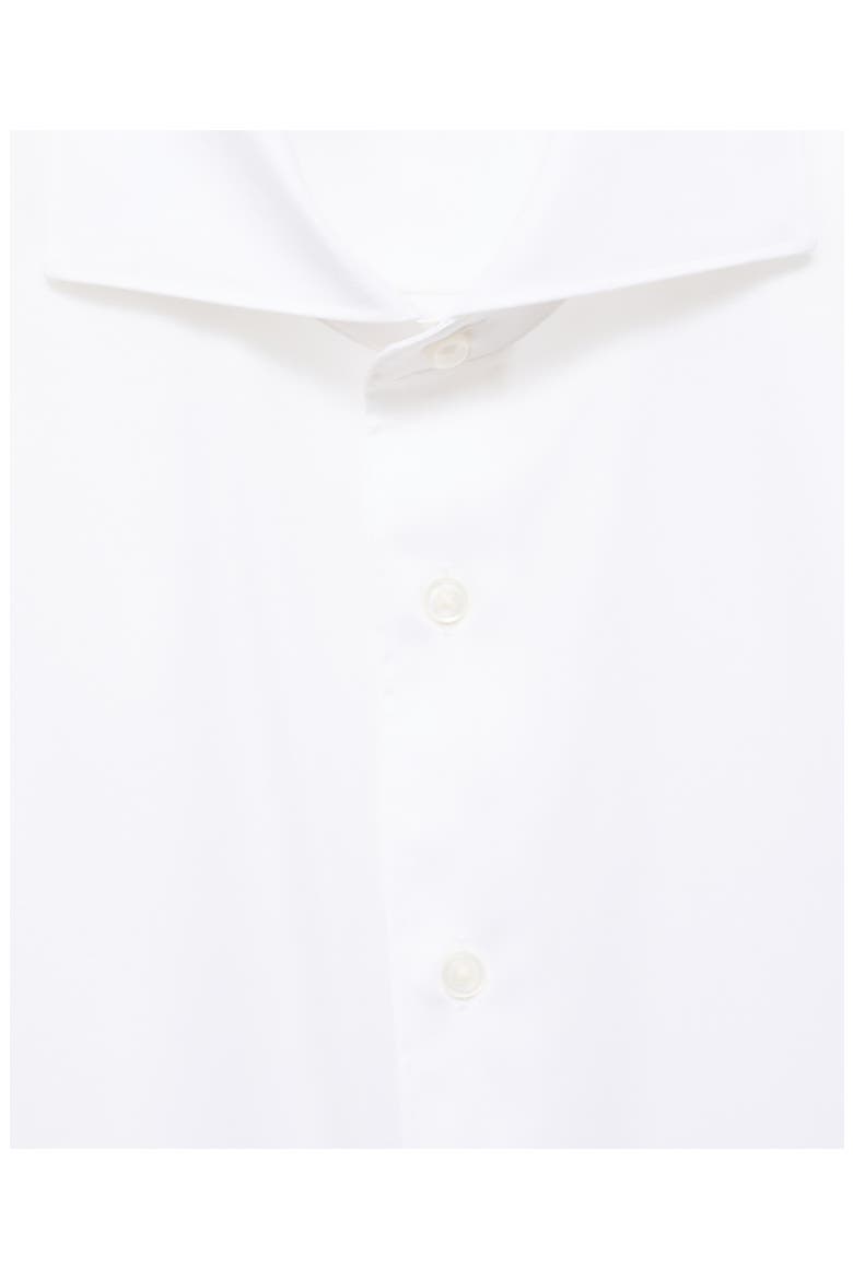 Slim Fit Cotton Button-Up Shirt, Alternate, color, WHITE