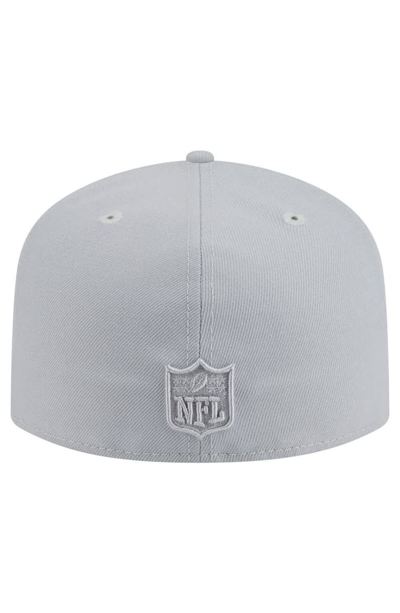 New Era Men's New Era Gray Philadelphia Eagles Color Pack A-Frame 59FIFTY Fitted Hat, Alternate, color, 
