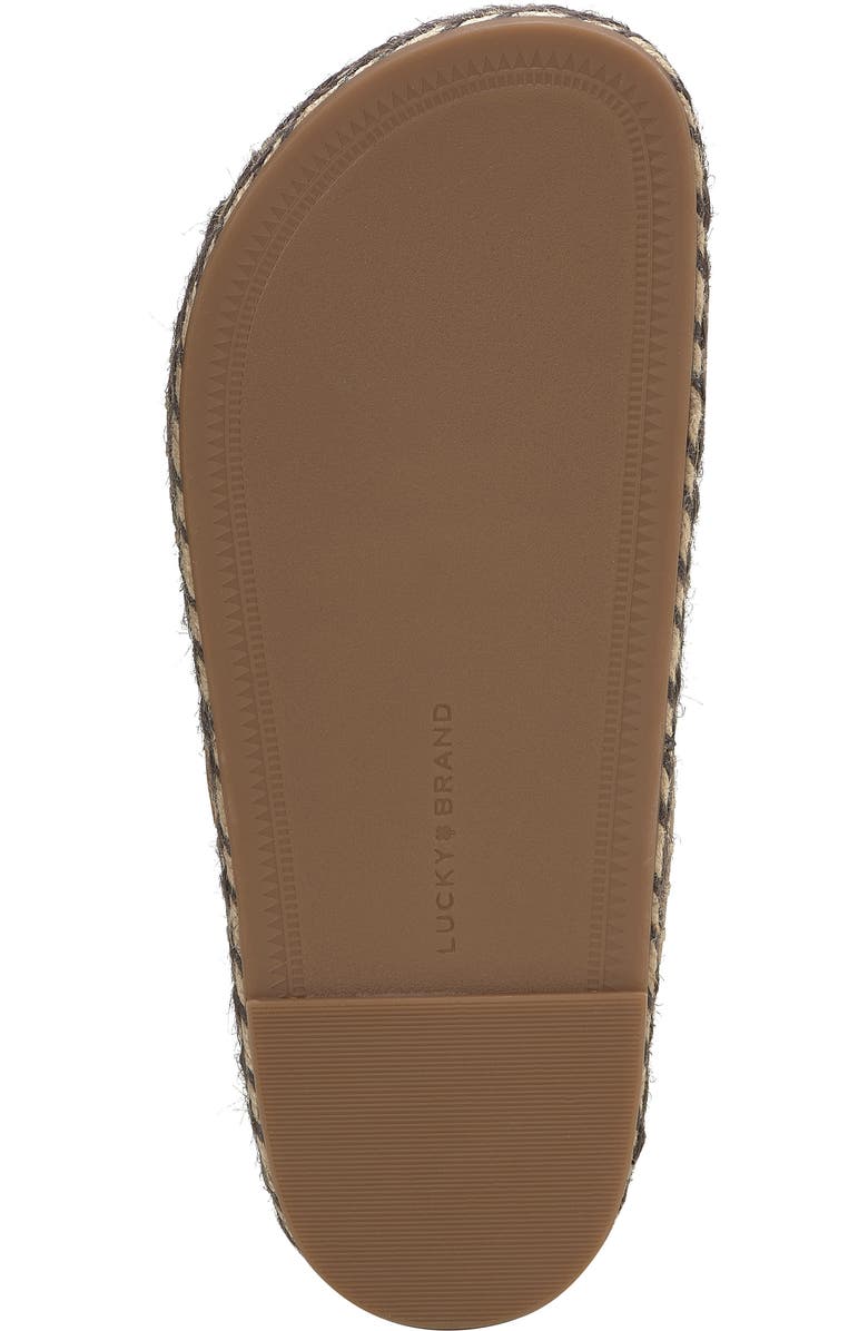 Lucky Brand Umora Slingback Espadrille Platform Sandal, Alternate, color, Latte