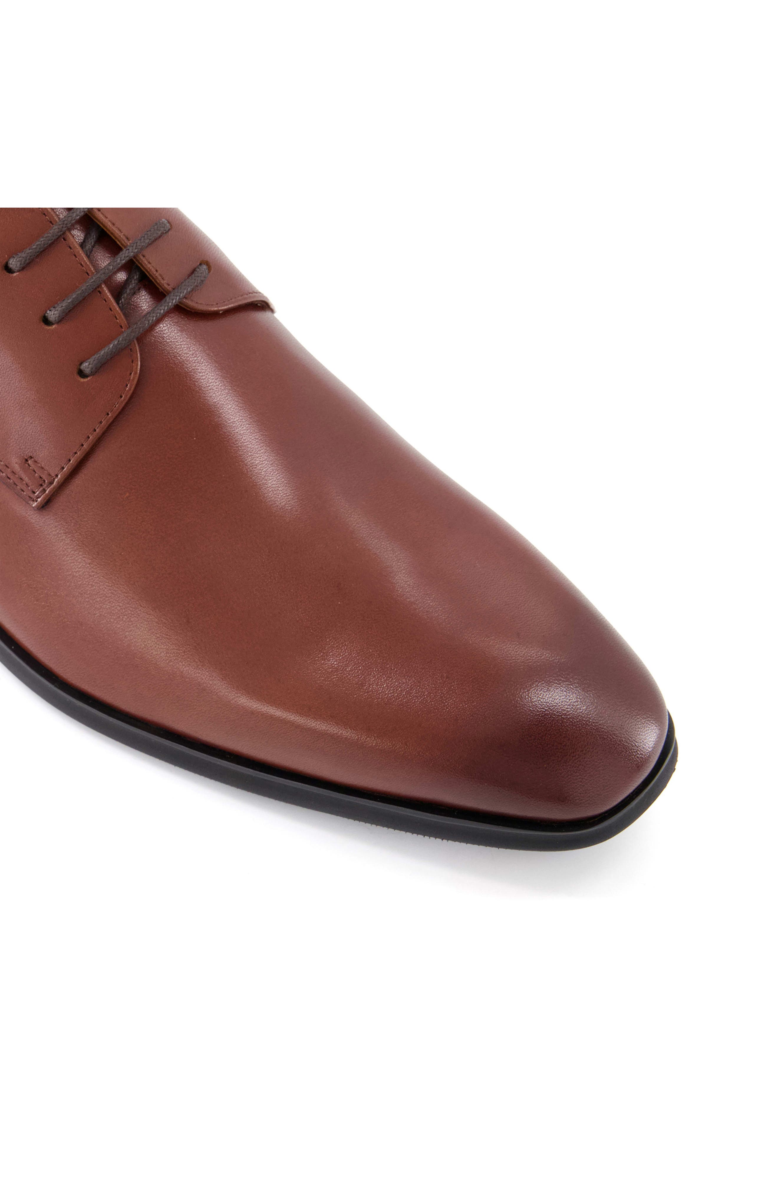 Dune London Satchel Plain Toe Derby, Alternate, color, Tan