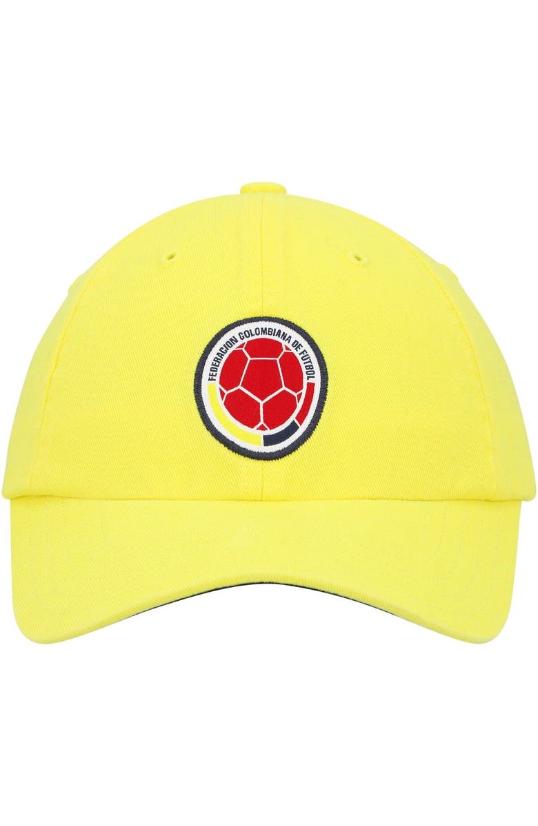 adidas Men's adidas Yellow Colombia National Team Dad Adjustable Hat, Alternate, color, 