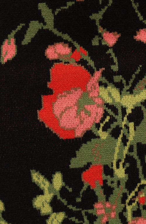 Petal And Pup Petal & Pup Reeva Floral Knit Pencil Skirt In Multi