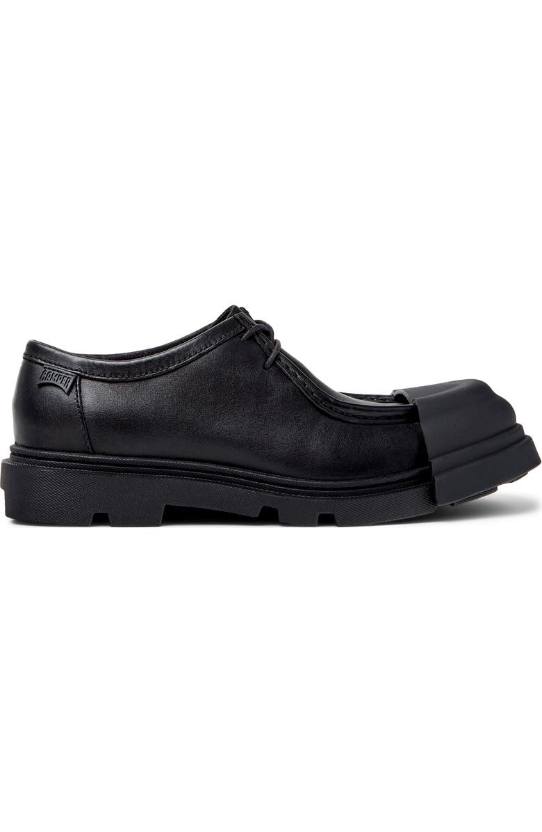 Camper Junction Cap Toe Penny Loafer, Alternate, color, Black Black