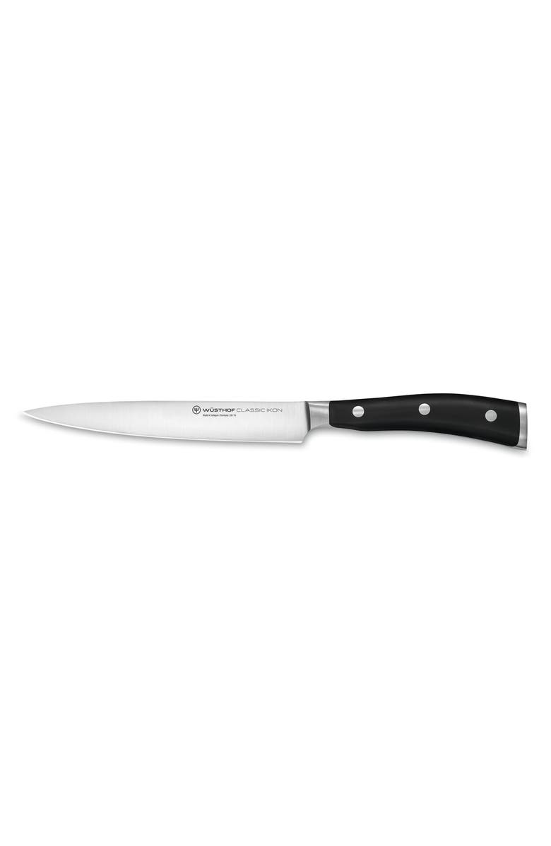 Wüsthof Classic Ikon 6-Inch Utility Knife, Main, color, Black