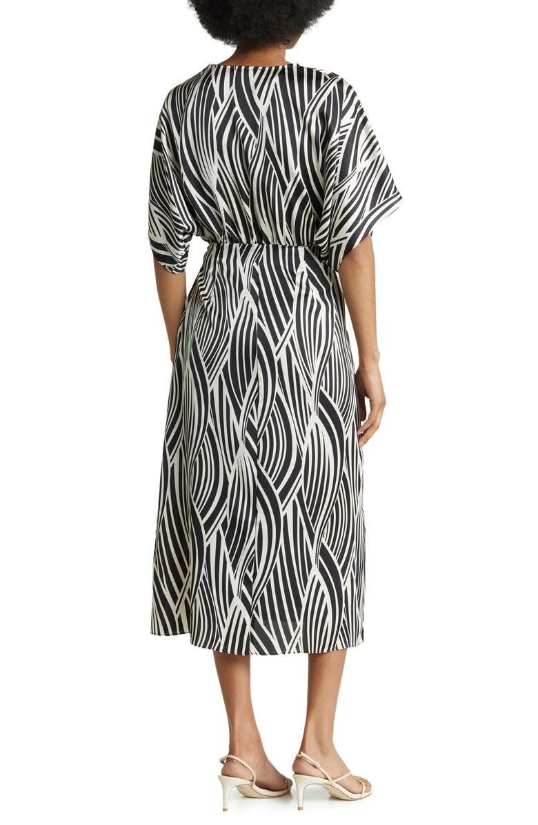 Lush Patterned Side Tie Maxi Dress, Alternate, color, 