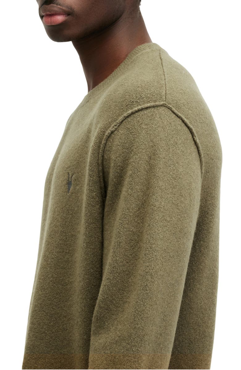 AllSaints Statten Crewneck Sweater, Alternate, color, Avo Green