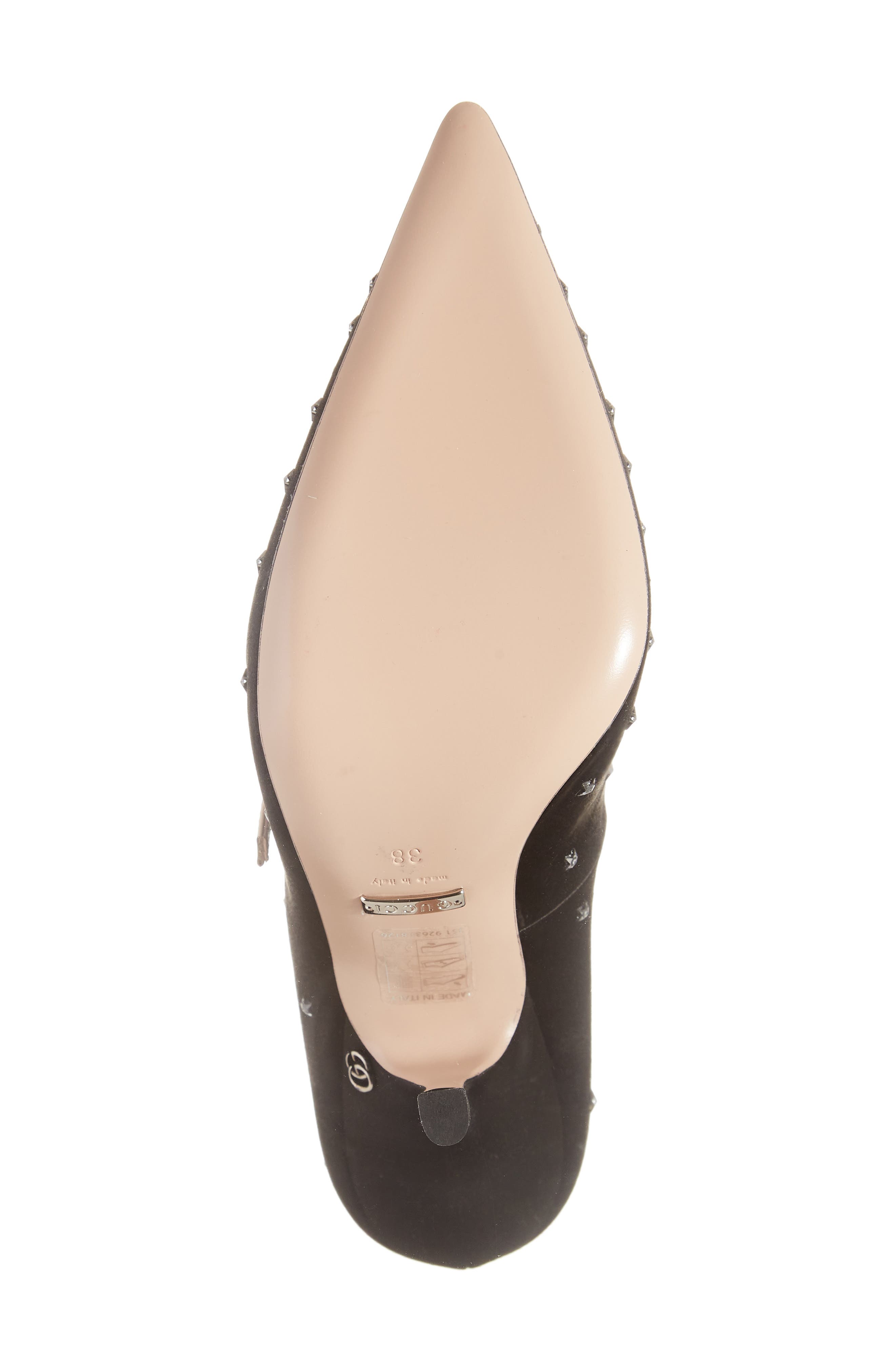 Gucci Jodie Star Spangled Satin Pump, Alternate, color, 