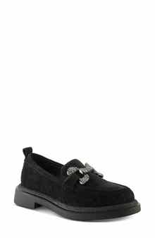 Marlen Crystal Bit Lug Sole Loafer