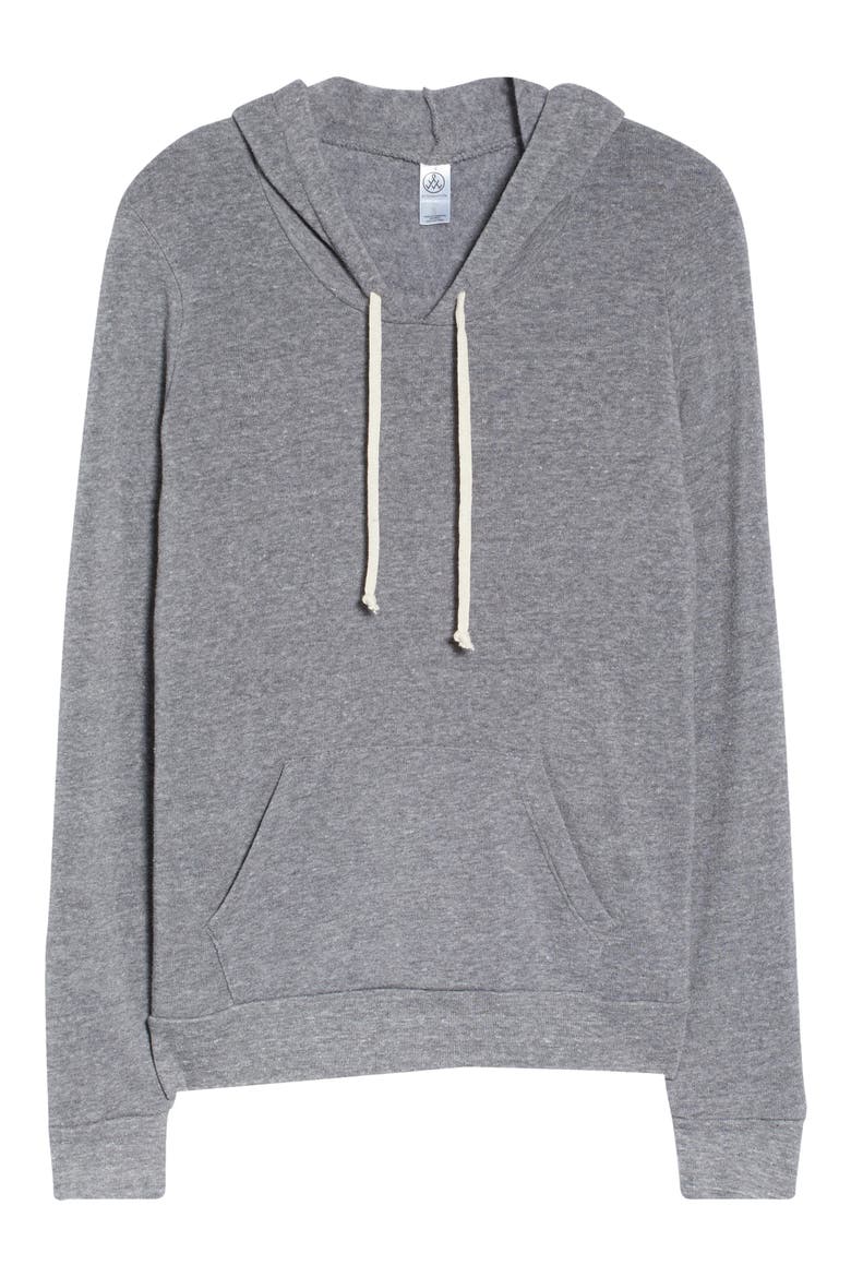 Athletics Pullover Hoodie, Alternate, color, ECO GREY