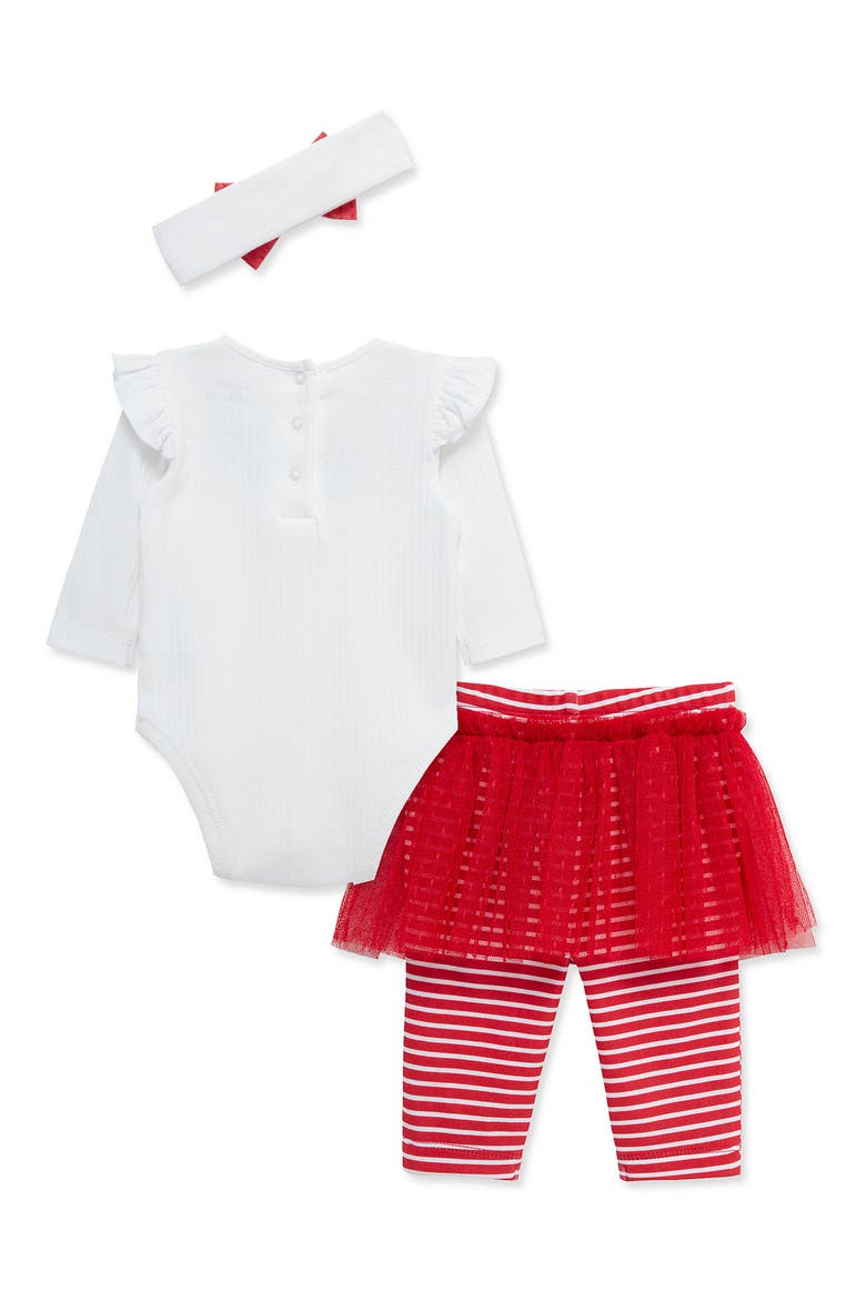 Kids' Holiday Necklace Skegging Set with Headband, Alternate, color, RED