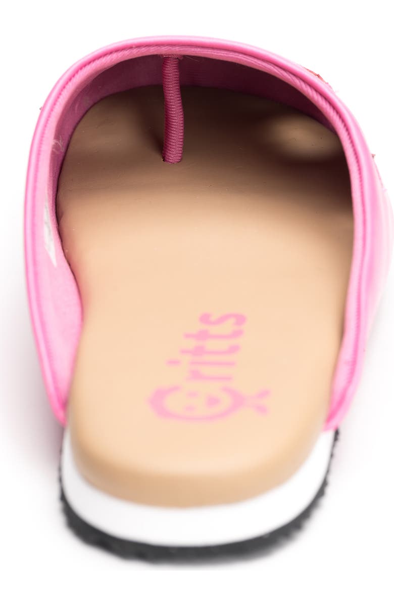 CRITTS Flip Critts Clog, Alternate, color, Hot Pink Butterflies