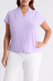 KASPER Cap Sleeve Shirt