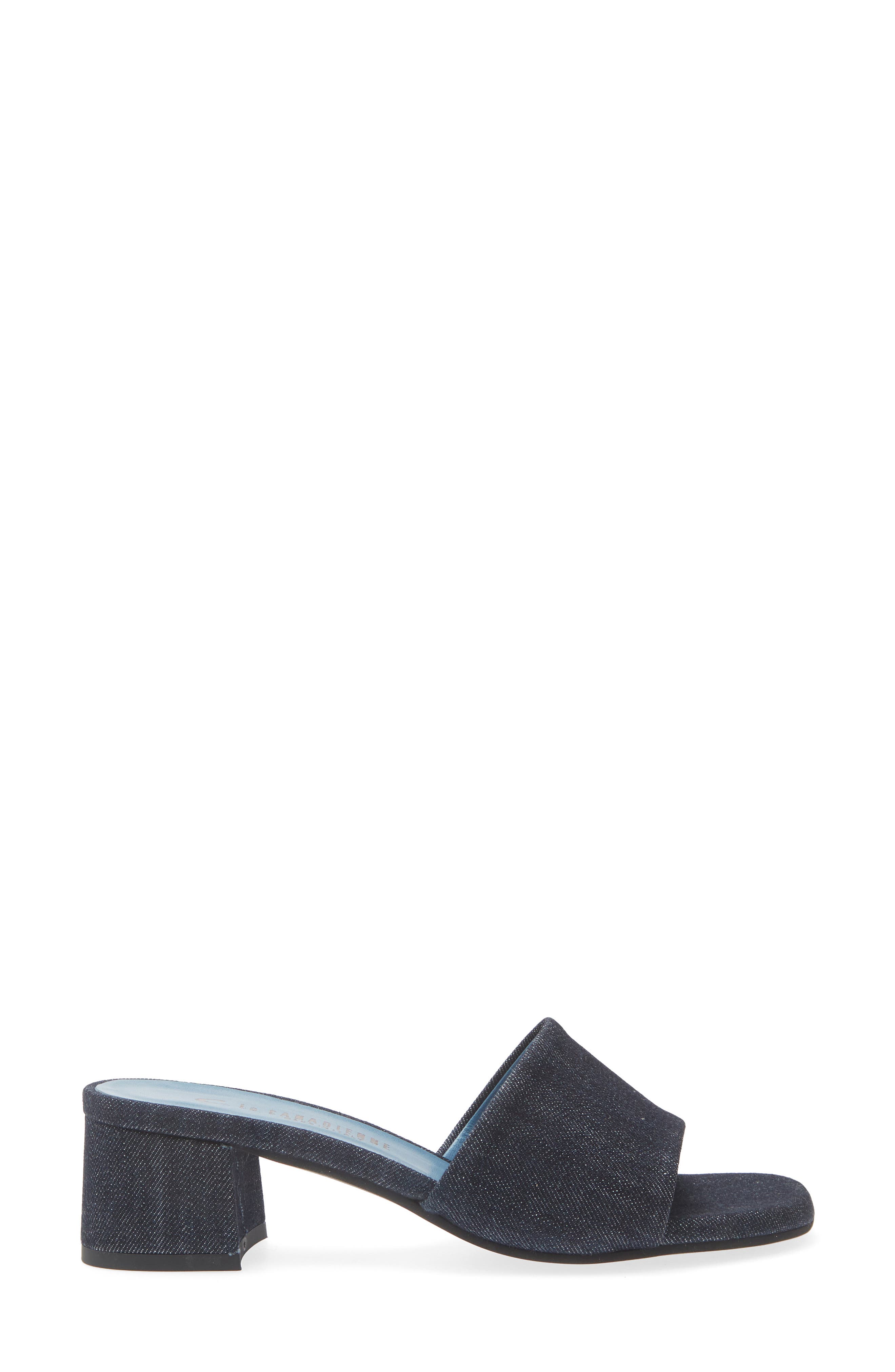 La Canadienne Frida Slide Sandal, Alternate, color, Navy