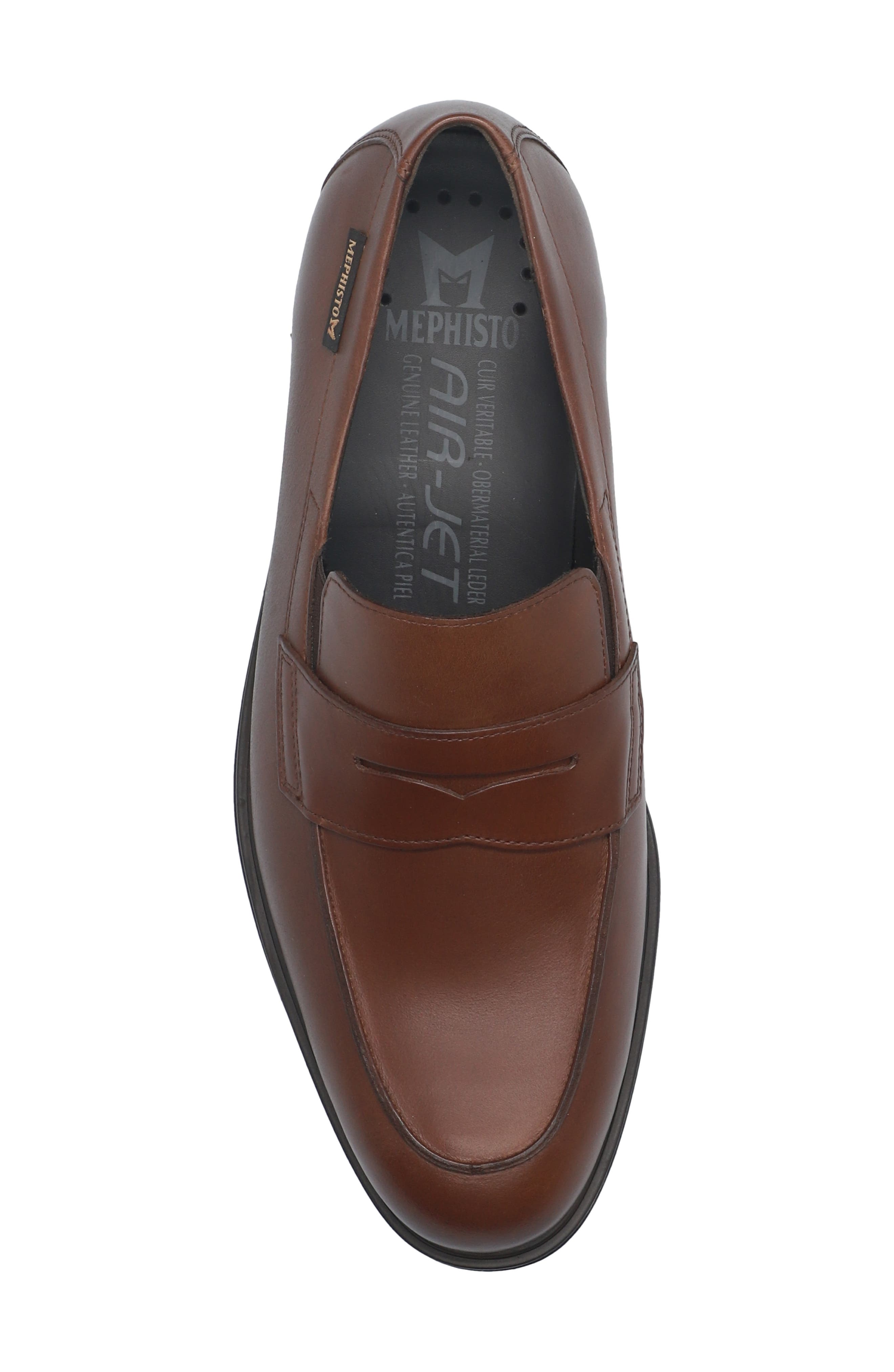 Mephisto Kurtis Penny Loafer, Alternate, color, Brown
