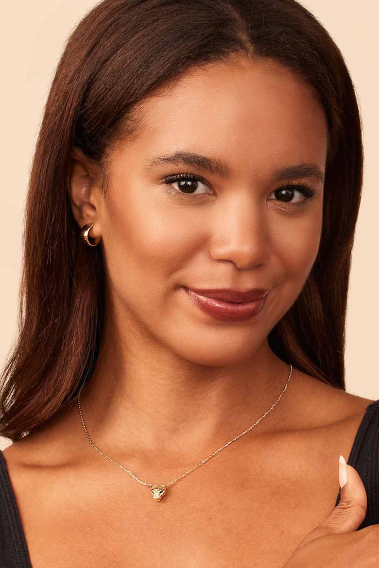 14K Yellow Gold The One Hoops, Alternate, color, Yellow Gold