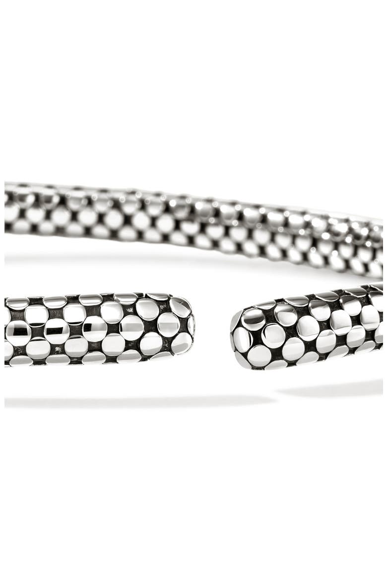 Dot Coil Choker Necklace, Alternate, color, SILVER