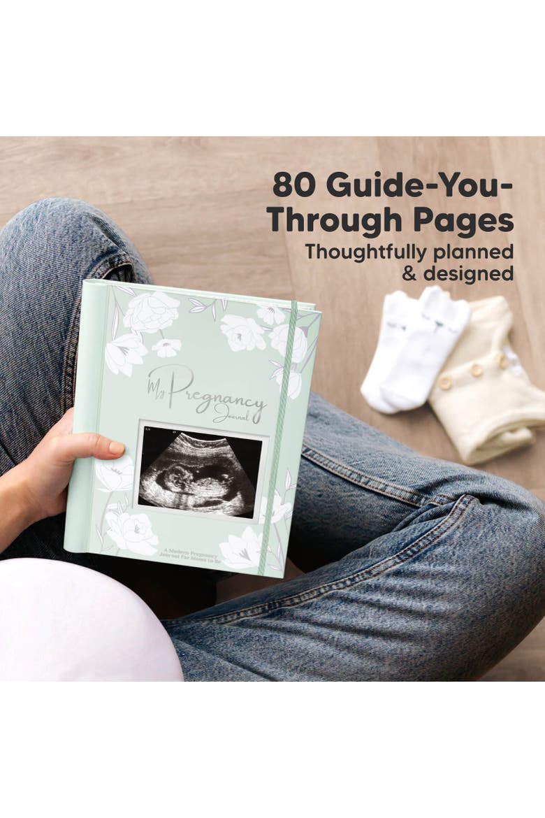 Blossom Pregnancy Journal, Alternate, color, Sage