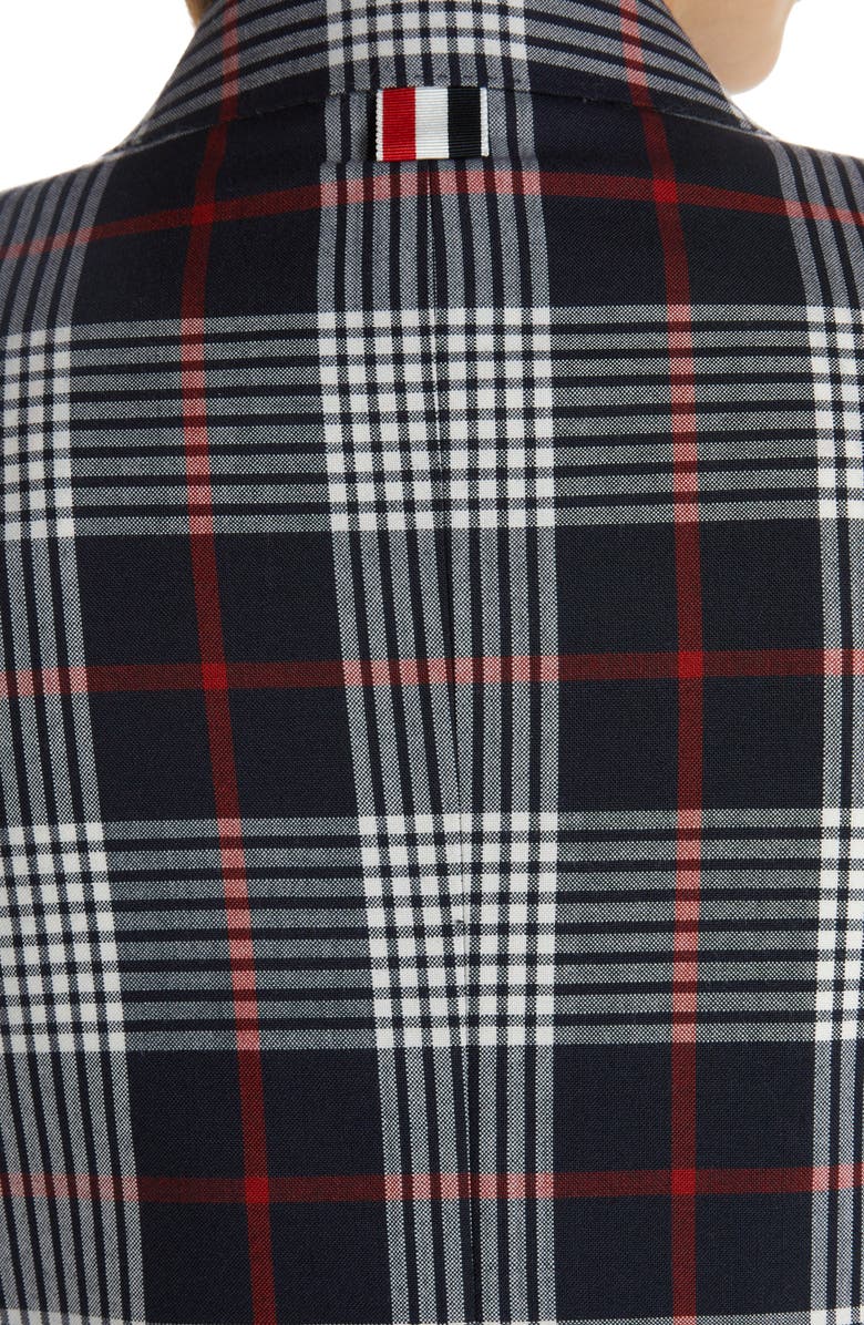 Thom Browne Fit 3 Hairline Plaid Wool Sport Coat, Alternate, color,