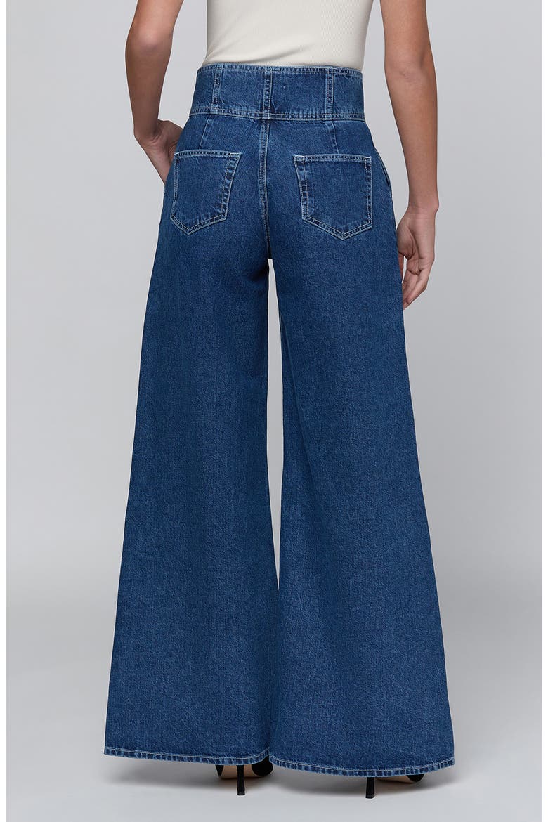Sonja Ultra High Waist Wide Leg Jeans, Alternate, color, ATLANTIS
