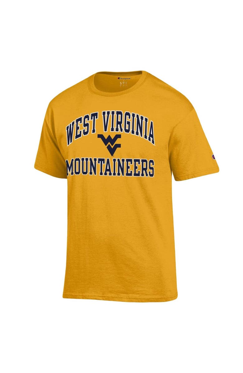 Champion Men's Champion Gold West Virginia Mountaineers High Motor T-Shirt, Alternate, color, 