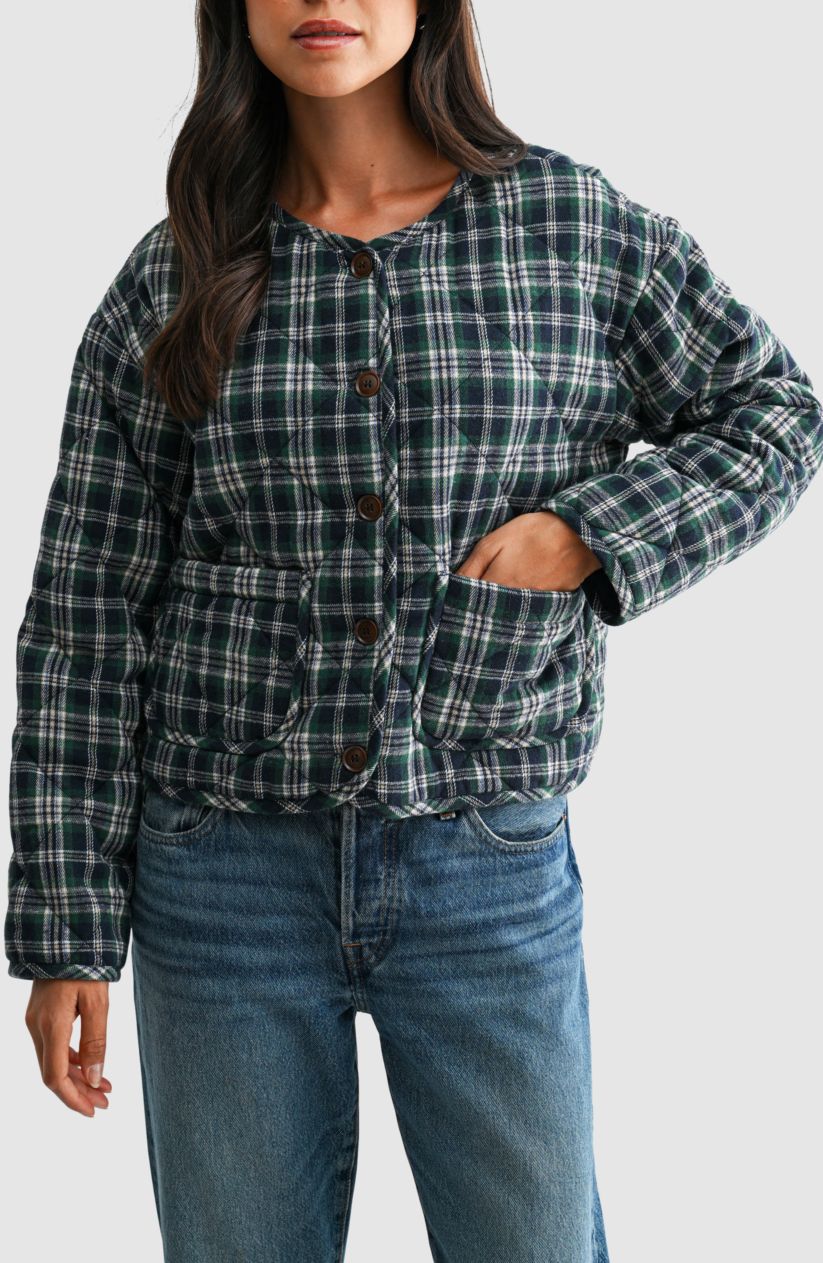 selected GREEN PLAID
