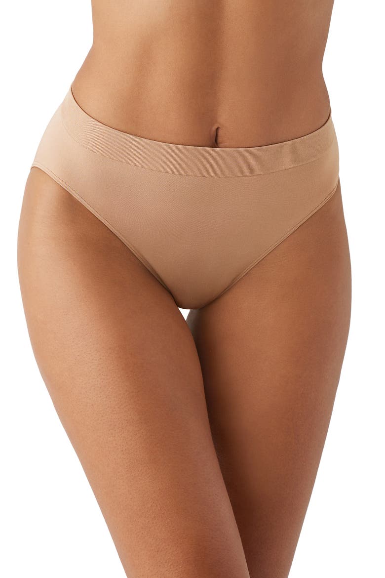 B-Smooth® High Cut Briefs, Main, color, PRALINE