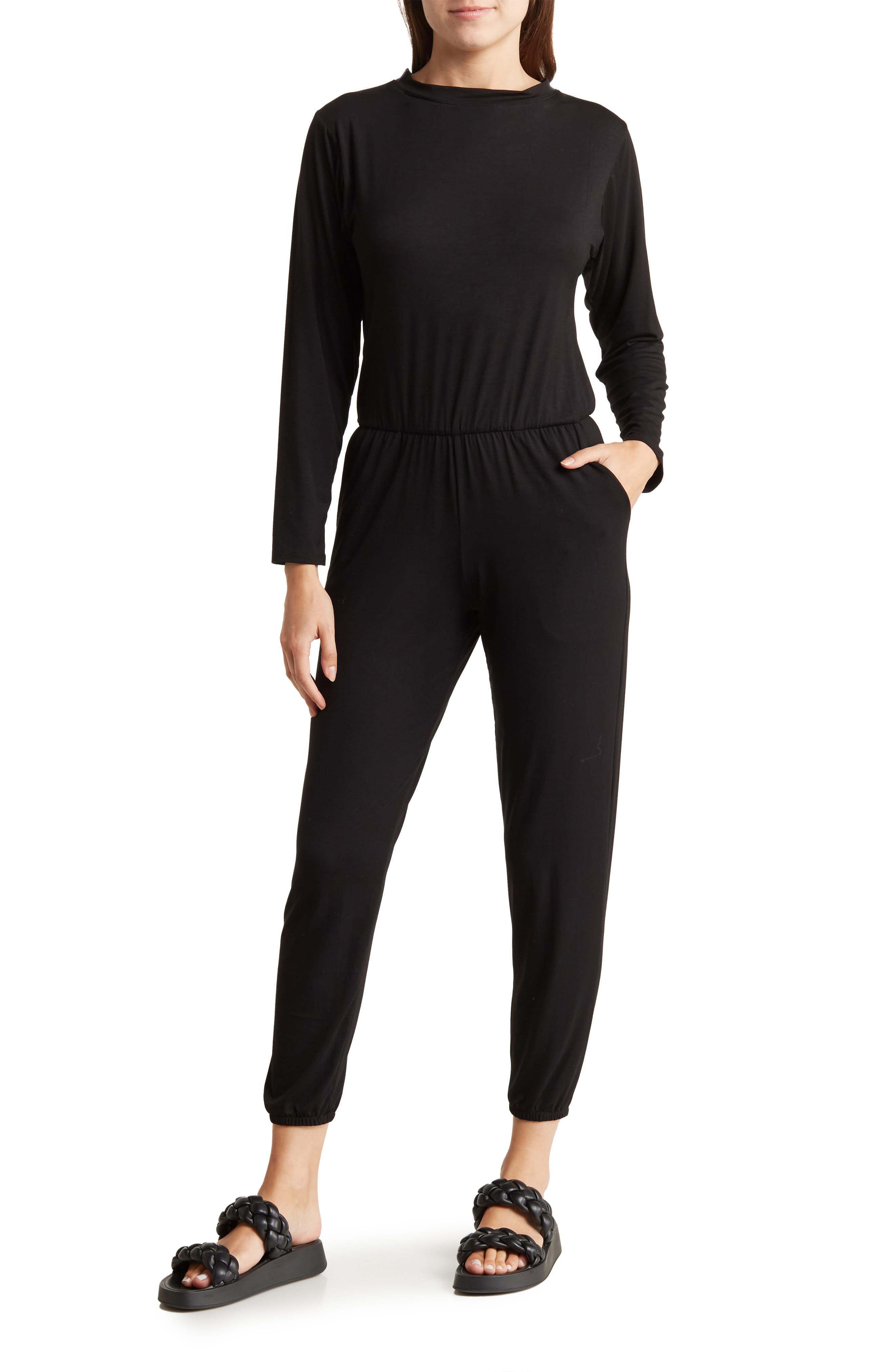 GO COUTURE Long Sleeve Jumpsuit