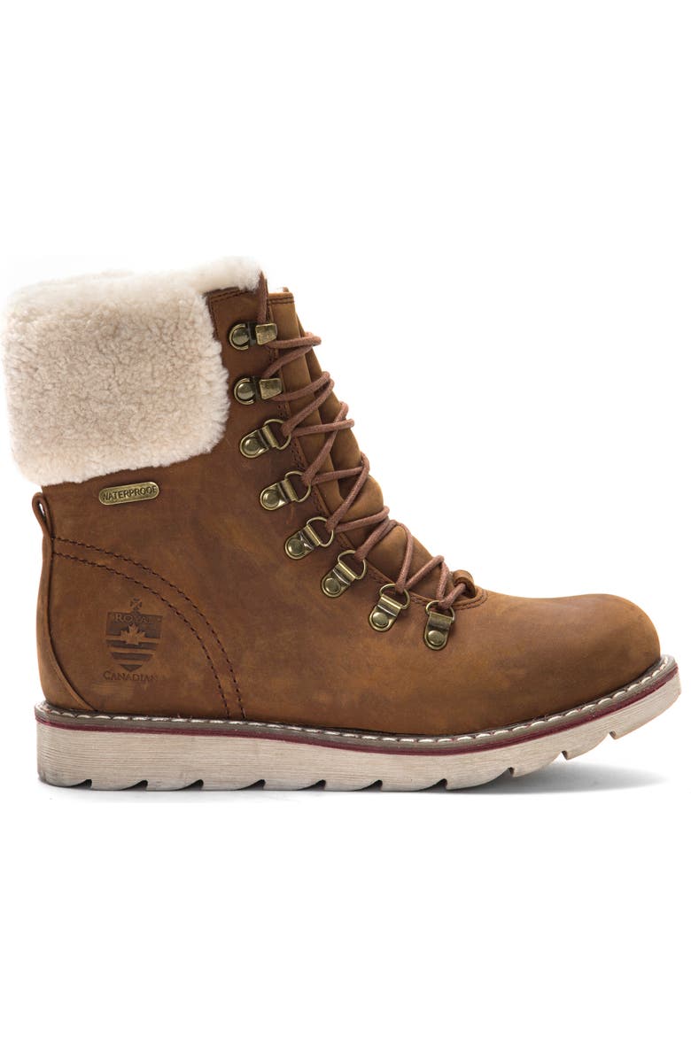 Royal Canadian Lethbridge Waterproof Snow Boot with Genuine Shearling Cuff, Alternate, color,