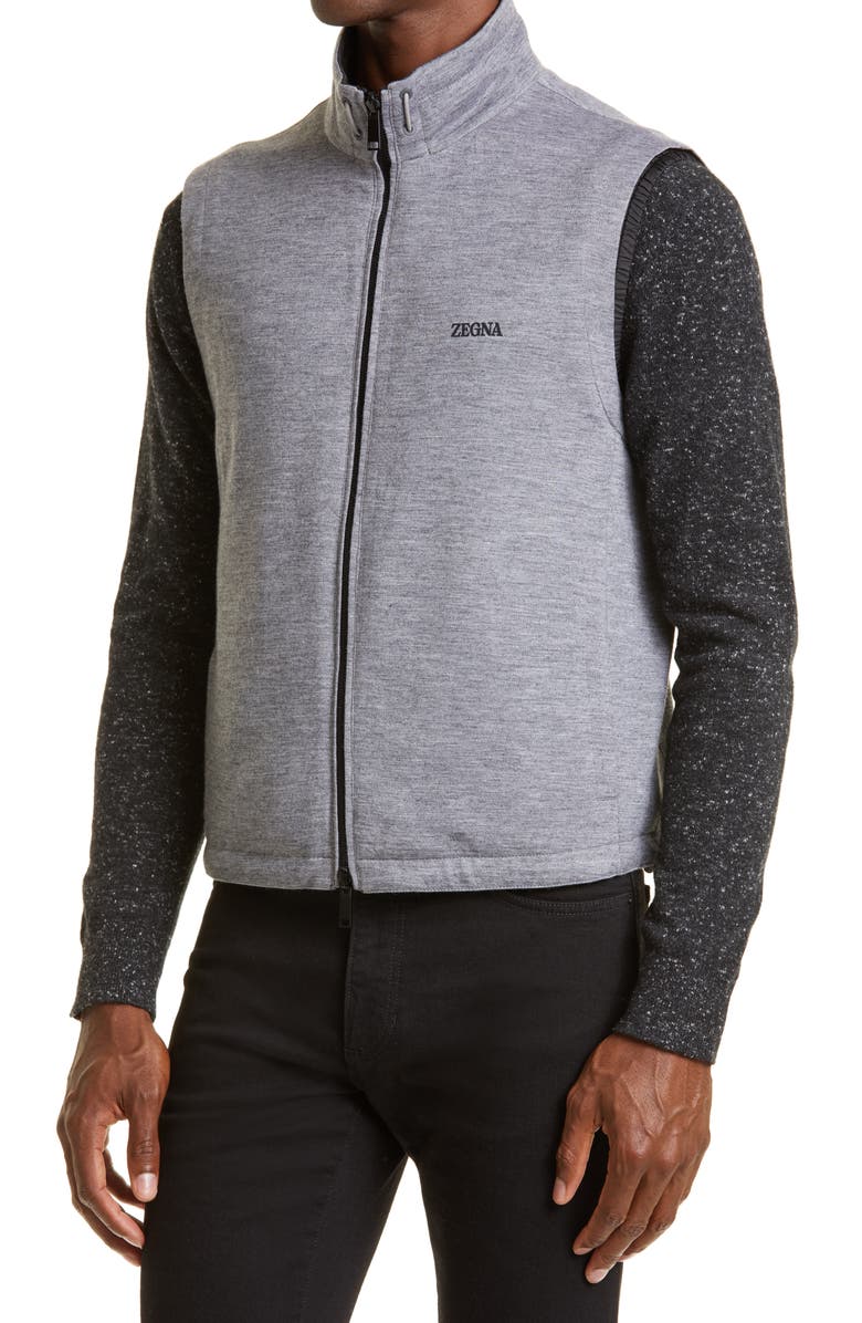 ZEGNA Zephyr Reversible Vest, Alternate, color, Black