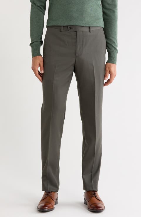 Solid Wool Pants