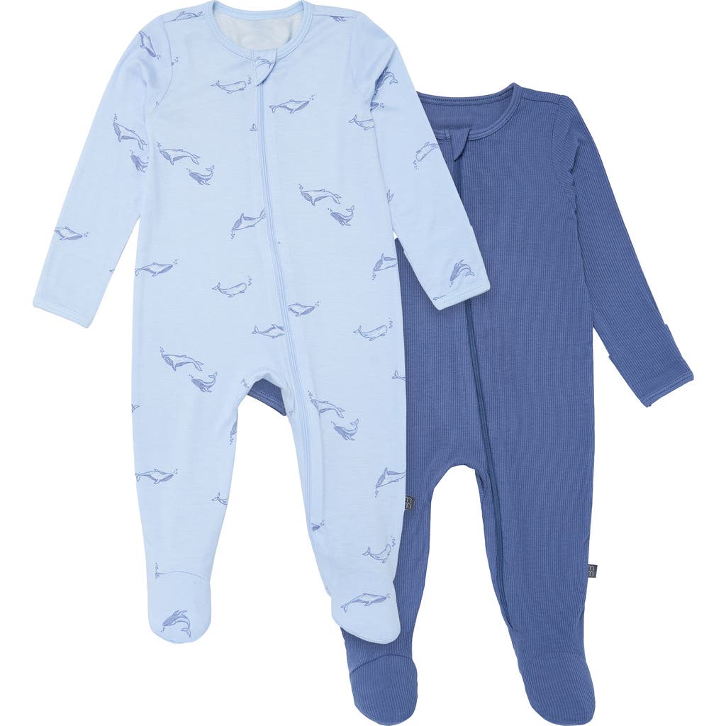 Modern Moments™ by Gerber Blue Whale Sleep 'N Play With Mittens in Light Blue Whale  product