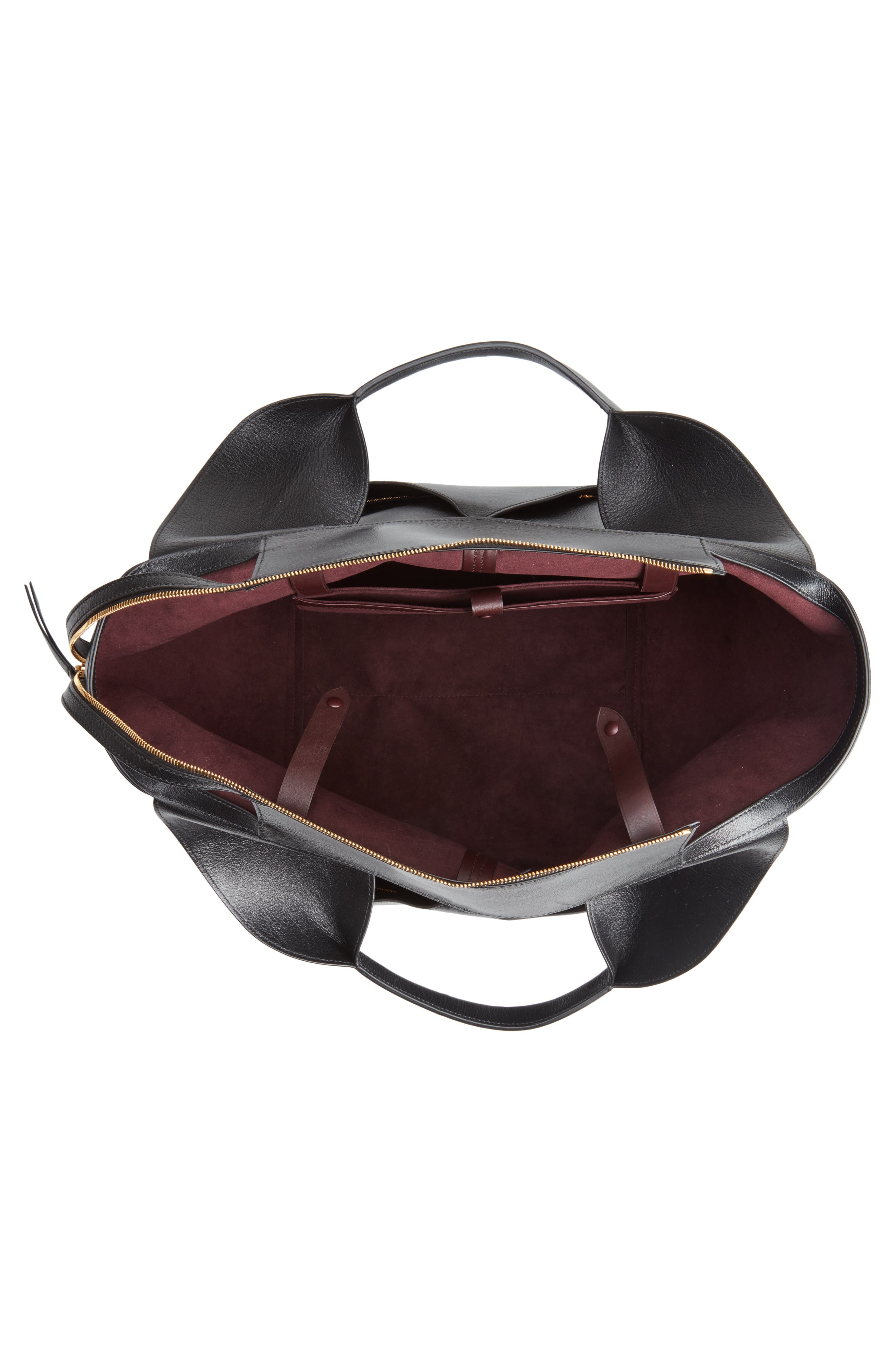 Métier London Market Leather Shopper Tote, Alternate, color, 