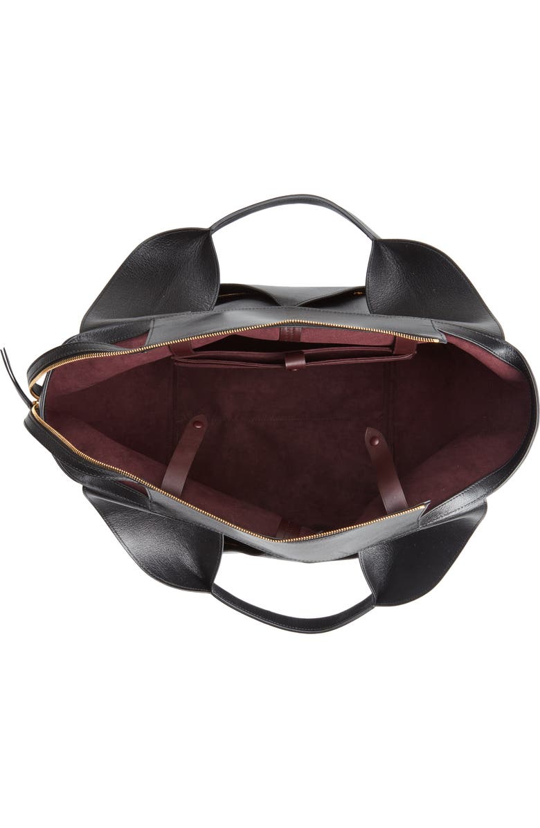 Métier London Market Leather Shopper Tote, Alternate, color,