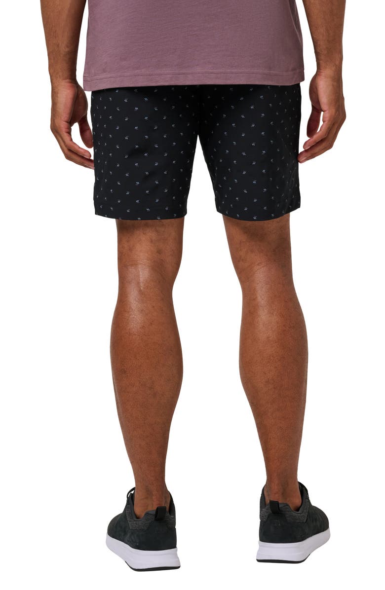 TravisMathew Beck Shorts, Alternate, color, Black Geo