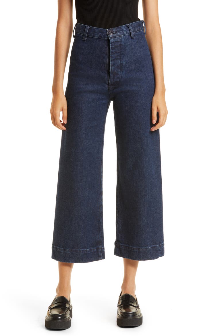 The Sefair Crop Wide Leg Jeans, Main, color, RODEO WASH