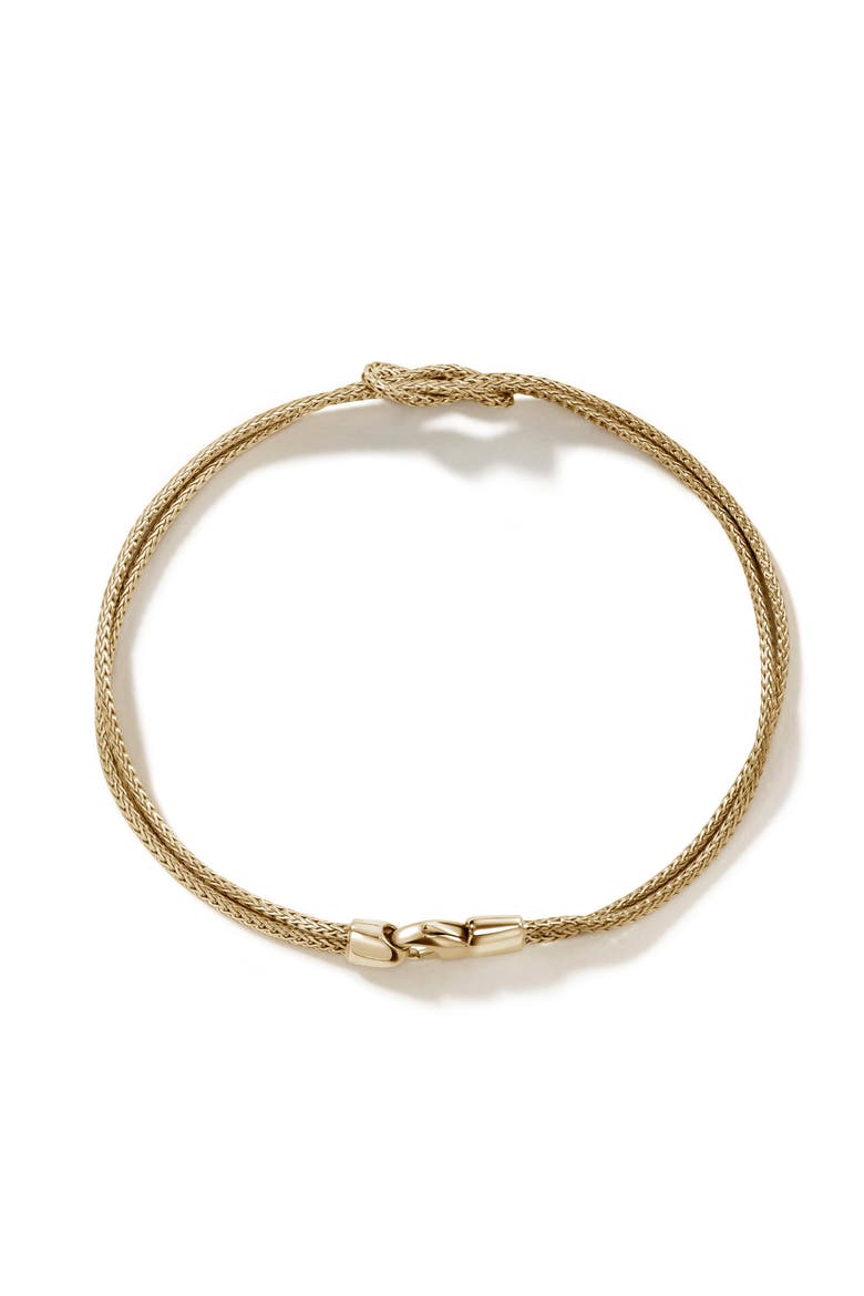 Love Knot Bracelet, Alternate, color, GOLD