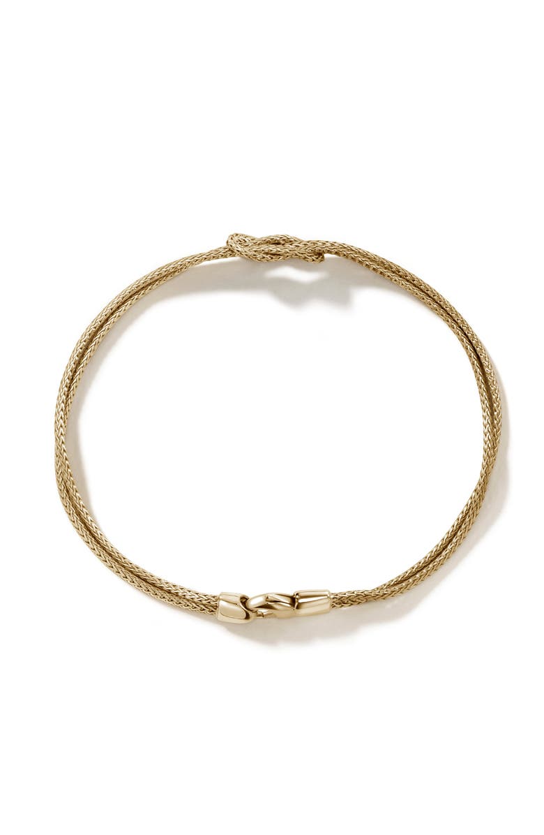 John Hardy Love Knot Bracelet, Alternate, color, Gold