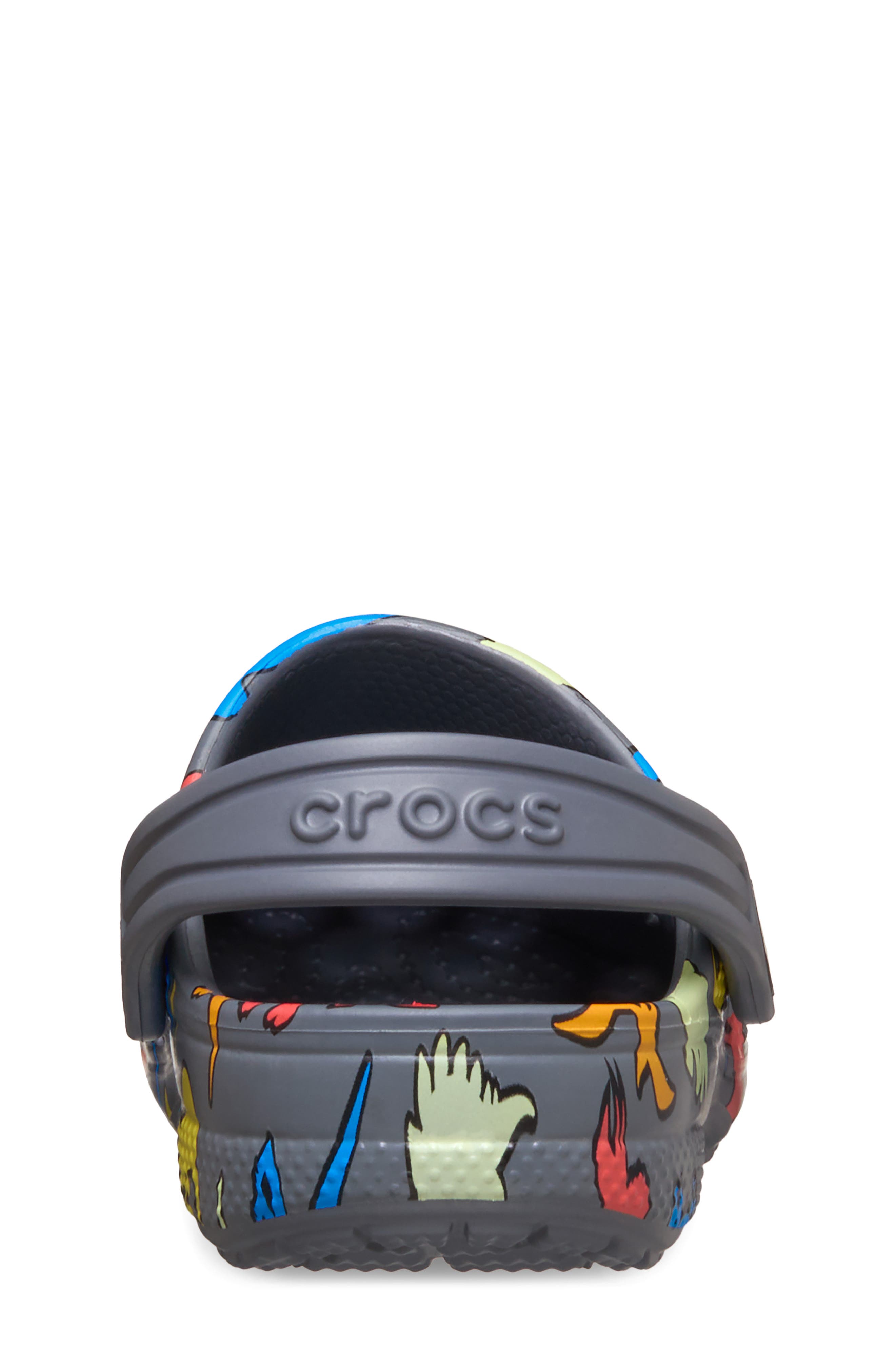 CROCS Kids' Baya Print Clog, Alternate, color, Charcoal Multi