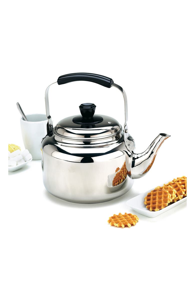 Demeyere Resto 4.2-Quart Stainless Steel Kettle, Alternate, color, Stainless Steel