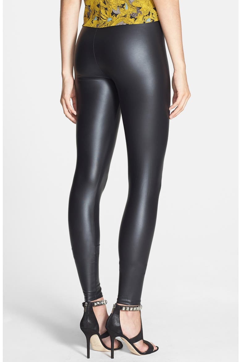 Seamed Leggings, Alternate, color, BLACK